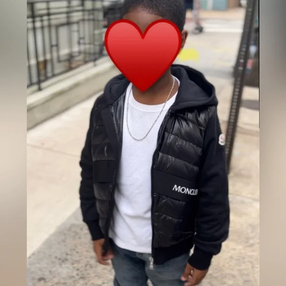 Moncler down jacket with hood… boys 10